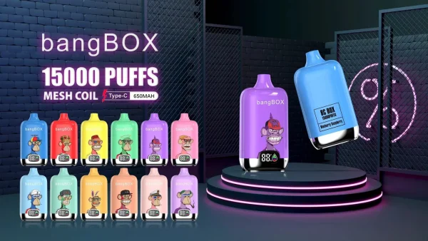 Original Bang Box 15000 puff 15k Digital Disposable Vape Mesh Coil Vaper Vapes Disposable Puff 1500 - Image 10