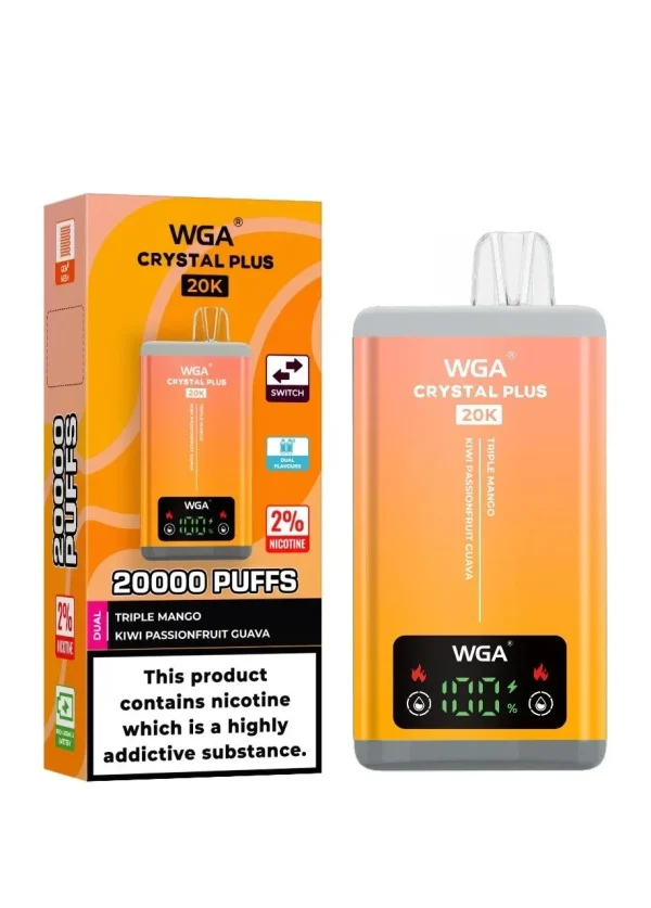 WGA Crystal Plus Switch 20000 Puffs Disposable Vape Dual flavor puff 20k - VAPEITOUT - Image 4