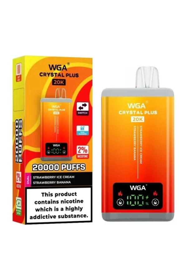 WGA Crystal Plus Switch 20000 Puffs Disposable Vape Dual flavor puff 20k - VAPEITOUT - Image 2