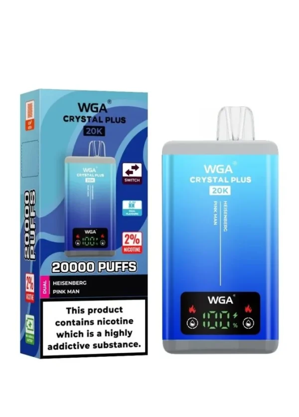 WGA Crystal Plus Switch 20000 Puffs Disposable Vape Dual flavor puff 20k - VAPEITOUT - Image 6