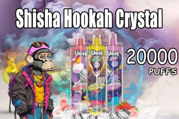 Uwin SHISHA HOOKAH Crystal 20000 Puffs Rechargeable Vape Cheap Price - Image 4