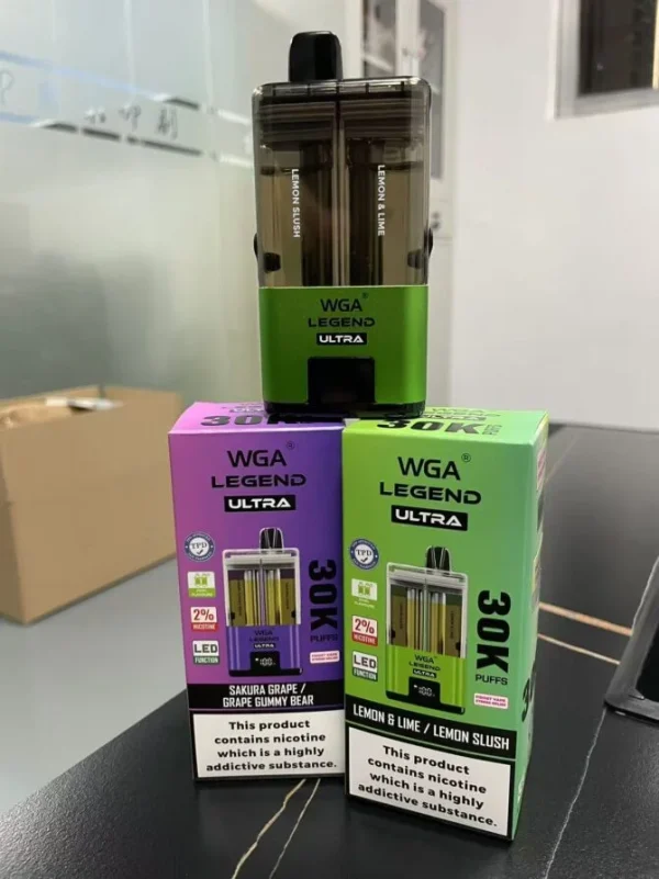 WGA Legend Ultra 30000 Refillable Vape TPD Compliant WGA 30k Puff - Image 7