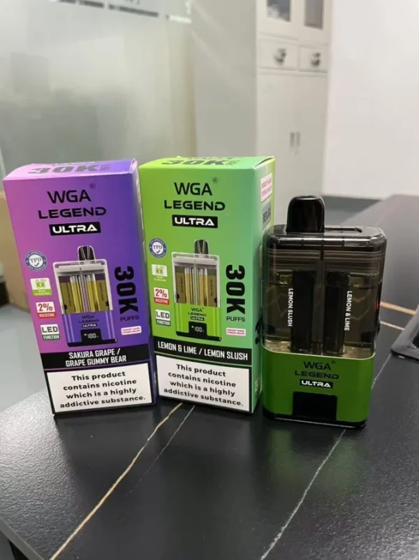 WGA Legend Ultra 30000 Refillable Vape TPD Compliant WGA 30k Puff - Image 6