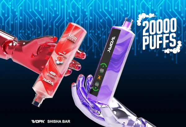 Vopk 20k shisha bar Puffs Screen Display disposable vaper how to vape puff 20000 - Image 3