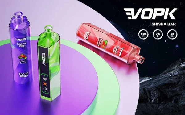 Vopk 20k shisha bar Puffs Screen Display disposable vaper how to vape puff 20000 - Image 2