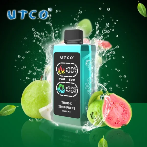 UTCO Thor-X 25000 Puffs EU ship Smart Screen Disposable Vape E Cigarettes Refillable Pod Puff 25k - Image 8