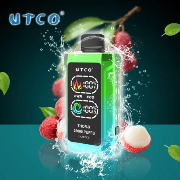 UTCO Thor-X 25000 Puffs EU ship Smart Screen Disposable Vape E Cigarettes Refillable Pod Puff 25k - Image 7