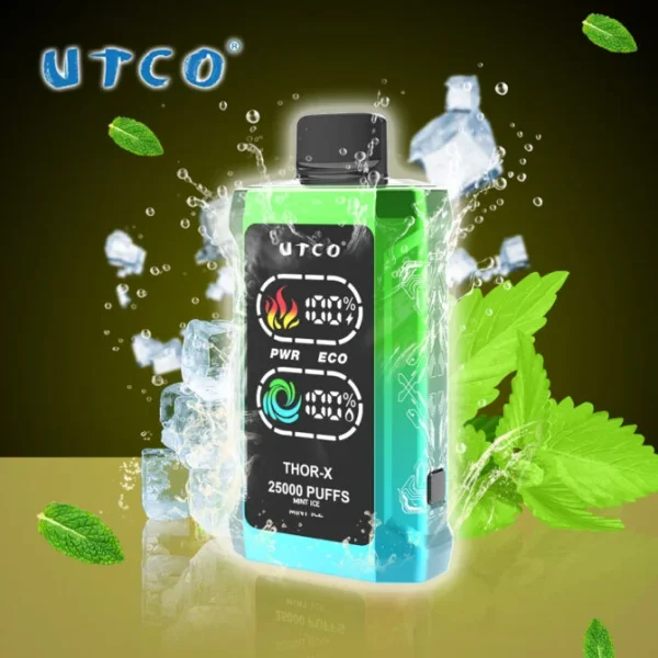 UTCO Thor-X 25000 Puffs EU ship Smart Screen Disposable Vape E Cigarettes Refillable Pod Puff 25k - Image 5