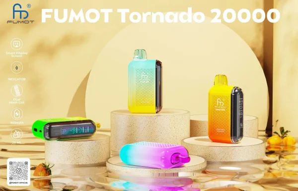 Fumot Tornado 20000 Disposable Vape 20ML Puff 20k best smoke vape puff 20k - Image 8
