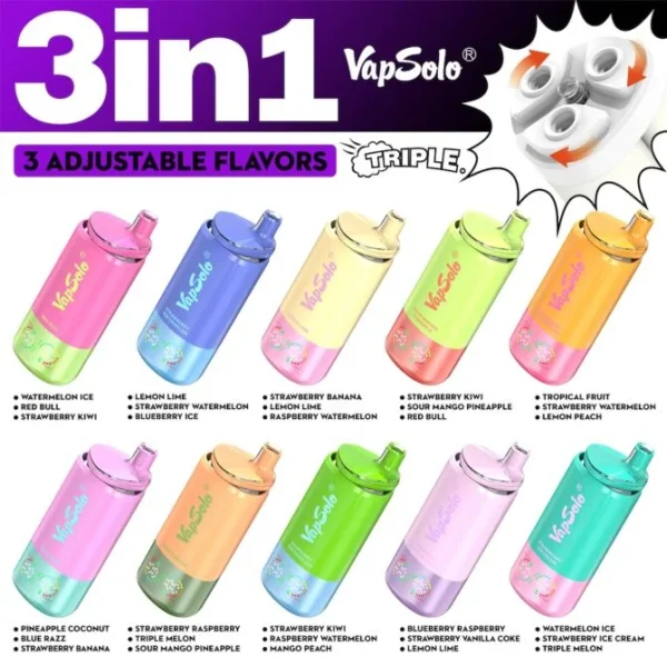 Eu ship Vapsolo Triple 30k 30000 Puffs Disposable Vape - Image 2