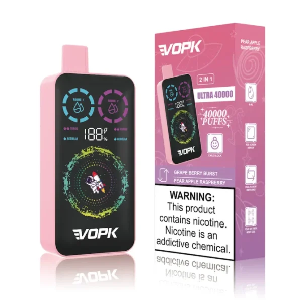 VOPK ULTRA 40000 Puffs Dual Flavor Disposable Vape 20mg 50mg 0mg - Image 4