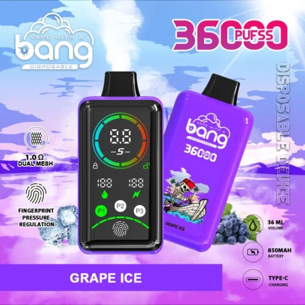 Bang 36000 Smart Screen 24 hours Vape Shop Store Near to me Puff 36k - Image 2